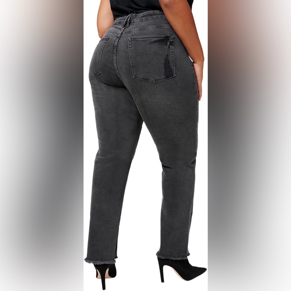 Good American Distressed Jeans